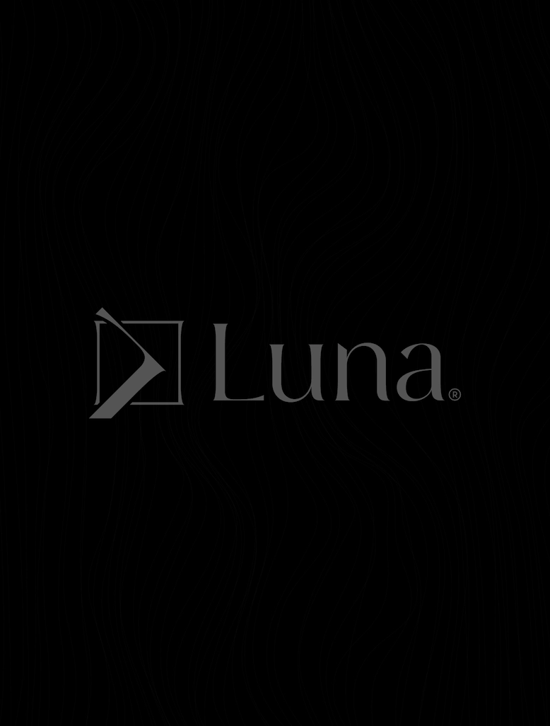 Luna logo and branding by 3AM Brand Communication